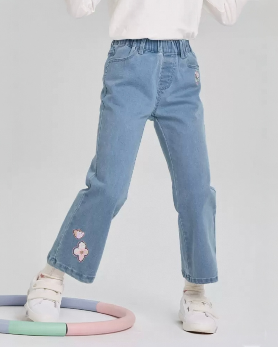 SSDFLDEJ- Floral Denim Jeans