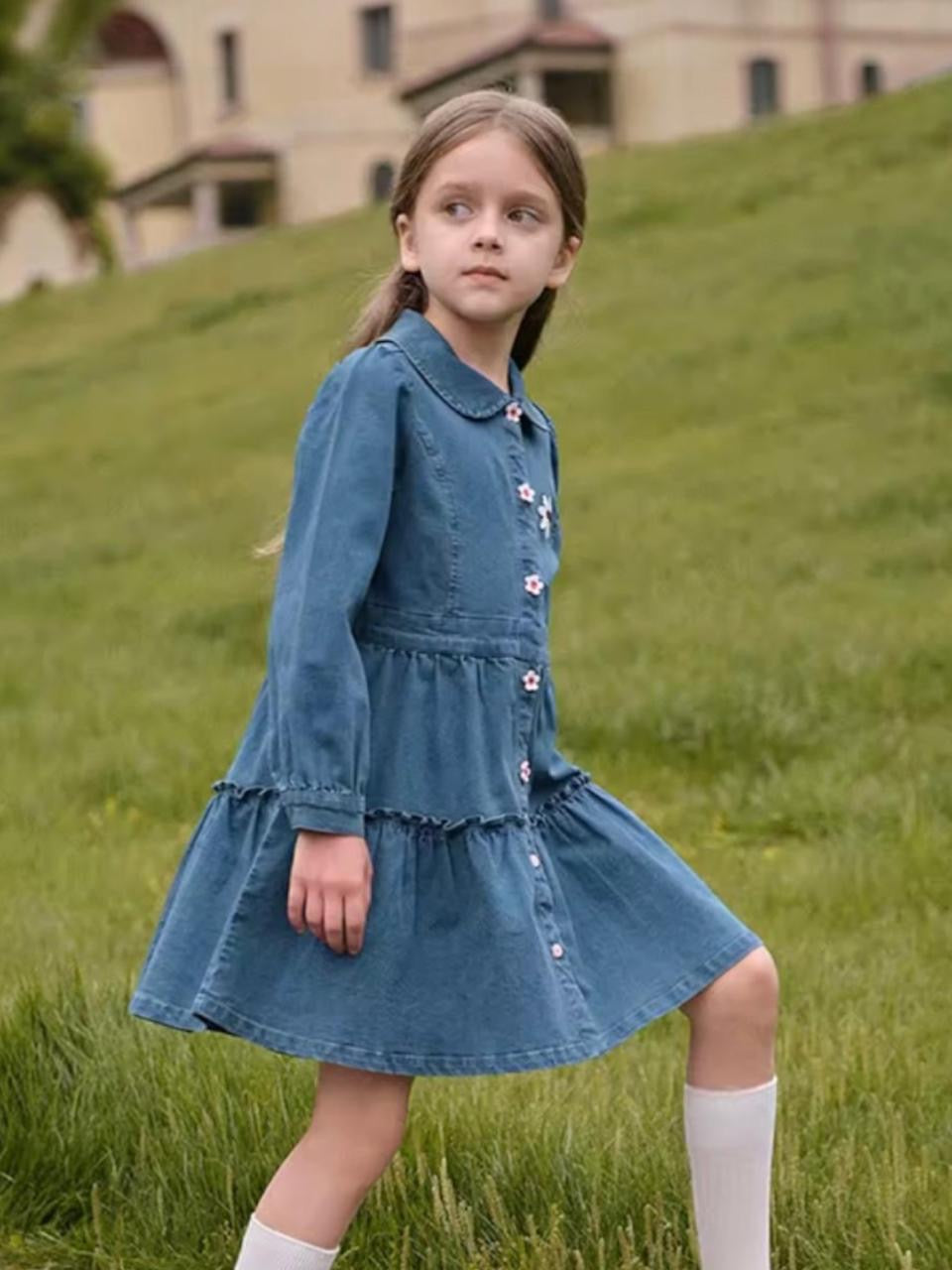 AW26 – Denim Daisy Dress