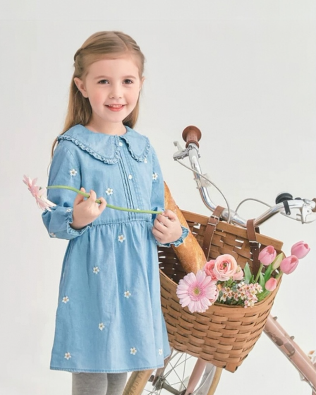 SSDADEDR- Daisy Denim Dress