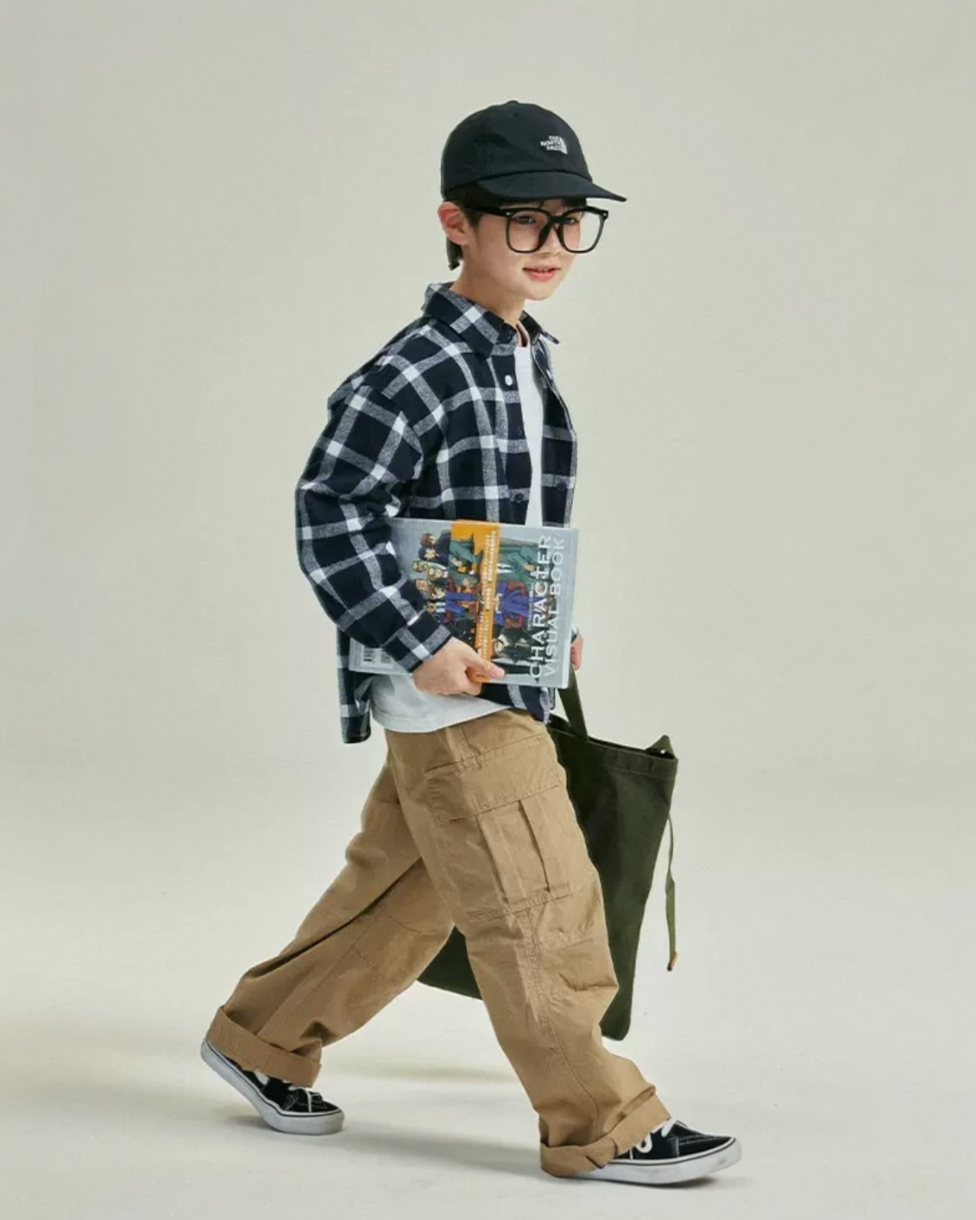 Navy Check Utility Shirt