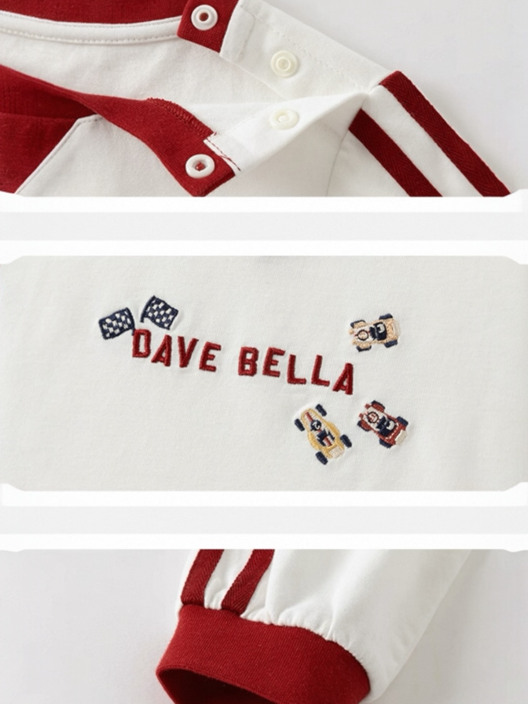 AW26 – Red Track Long Sleeve T-shirt