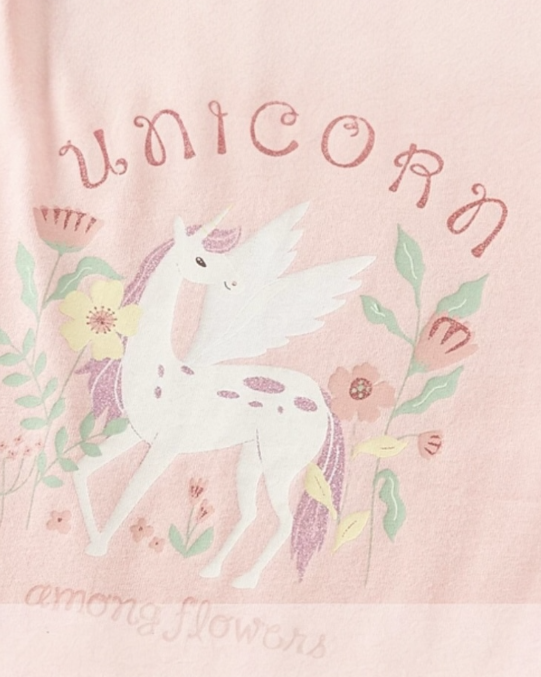 SSPIUNLST- Pink Unicorn Long-Sleeve Tee