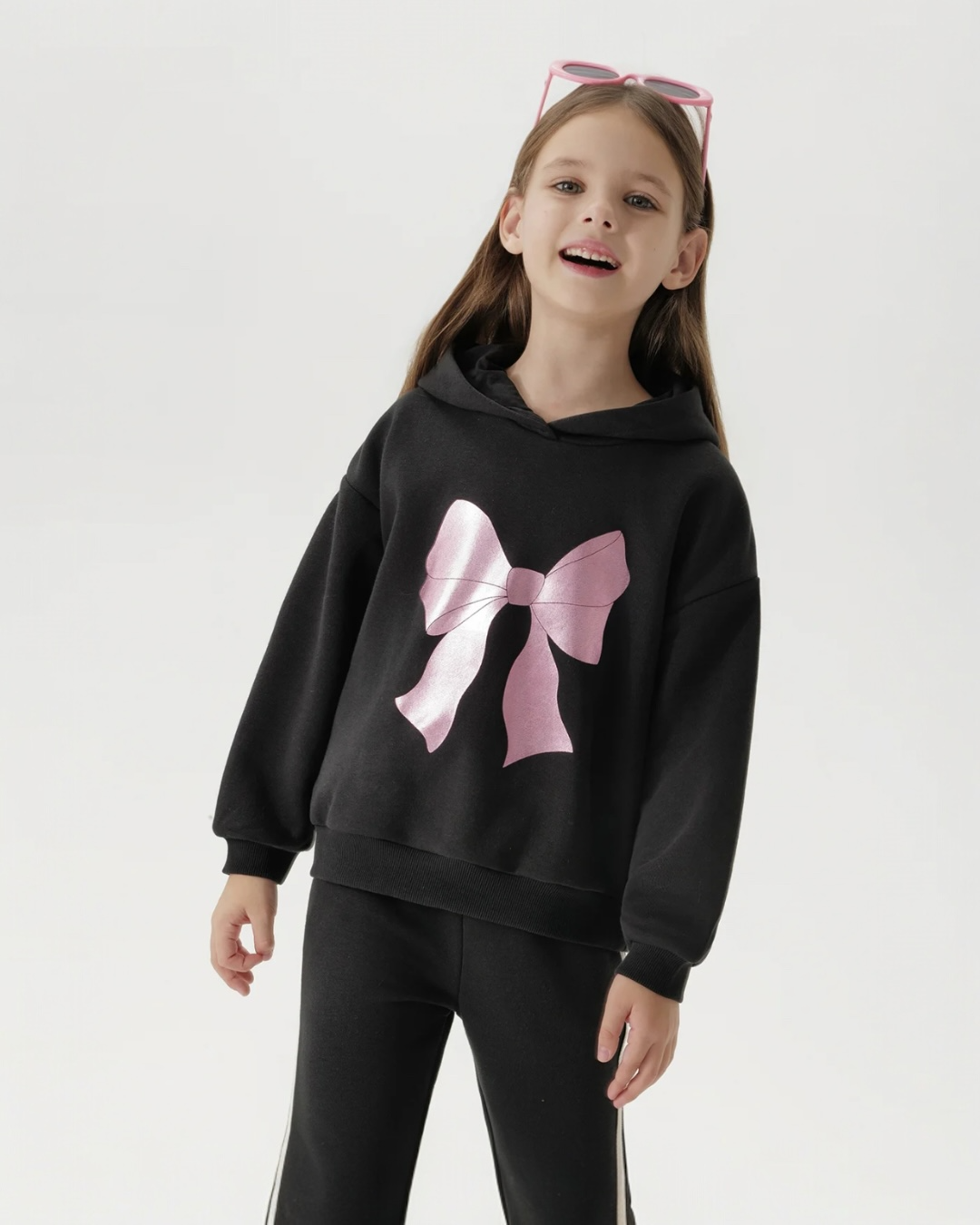 SSMBOHO- Midnight Bow Hoodie