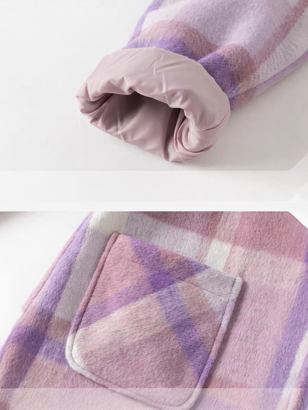 AW26 - Lilac Tweed Coat