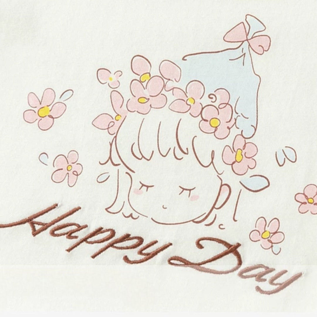 AWHDT- "Happy Day" Layered Long-Sleeve Top