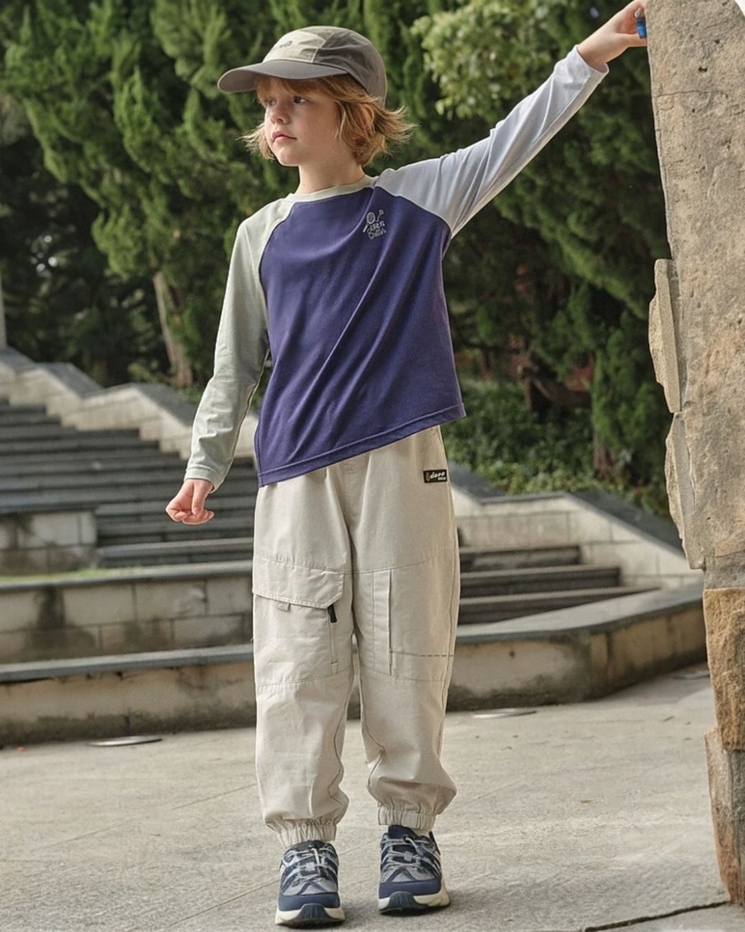 SSSPCONTE- Sporty Contrast Tee