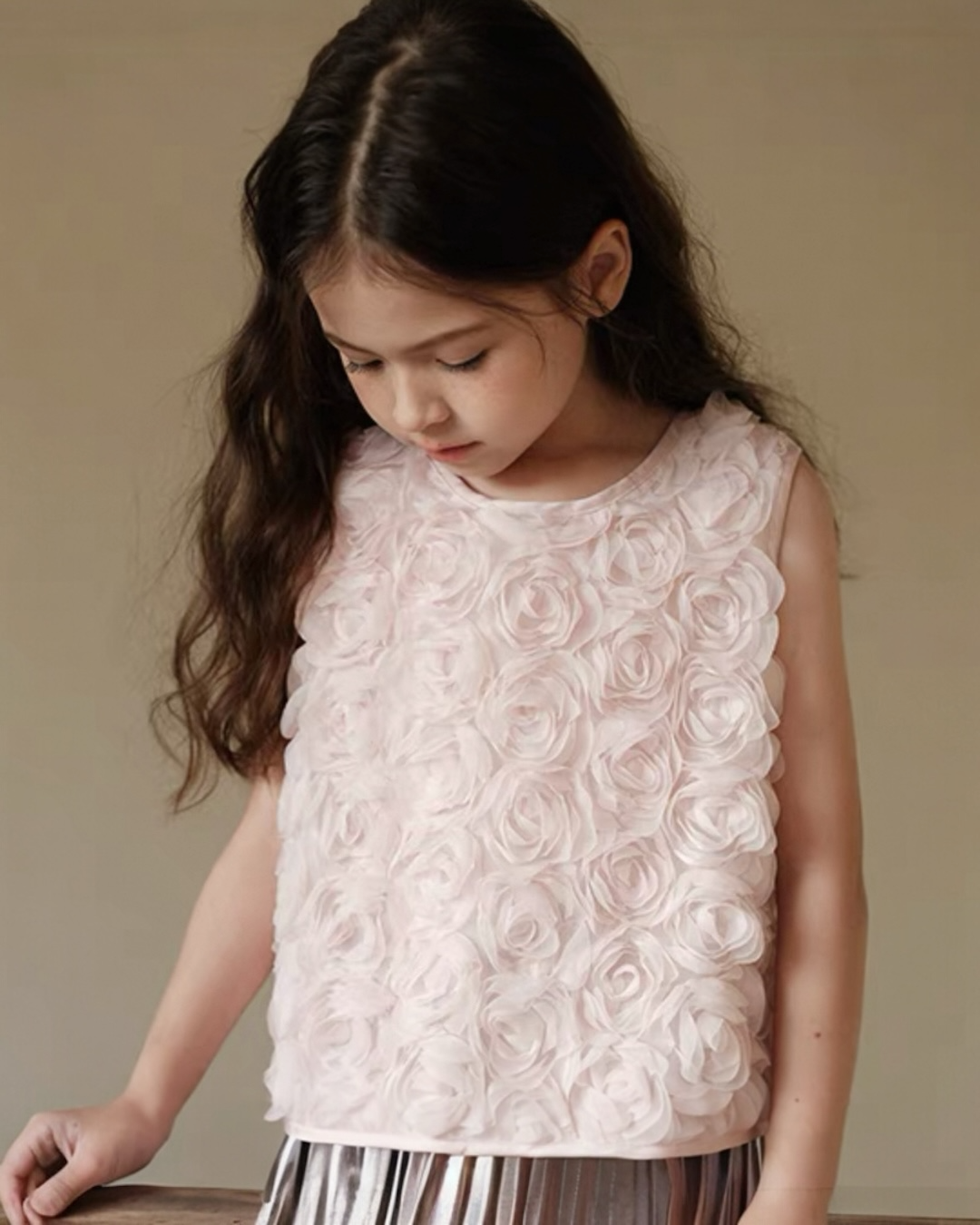 Rosette Bloom Top