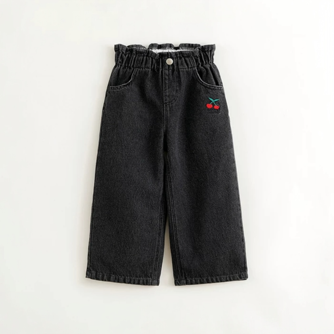 AWCHBLP- Cherry Black Denim Pants