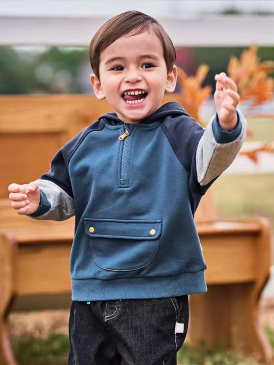 AW26 – Colorblock Kids Hoodie