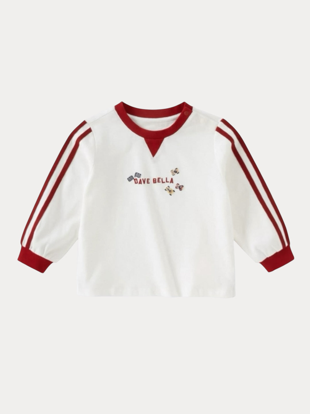 AW26 – Red Track Long Sleeve T-shirt