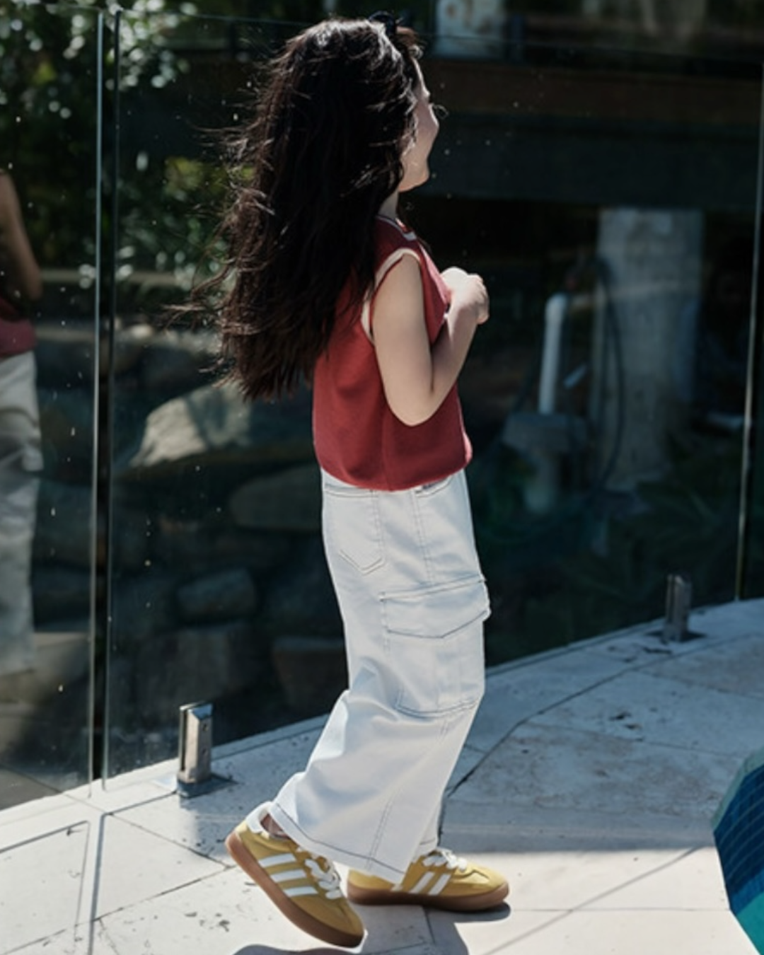 Chalk Cargo Pants