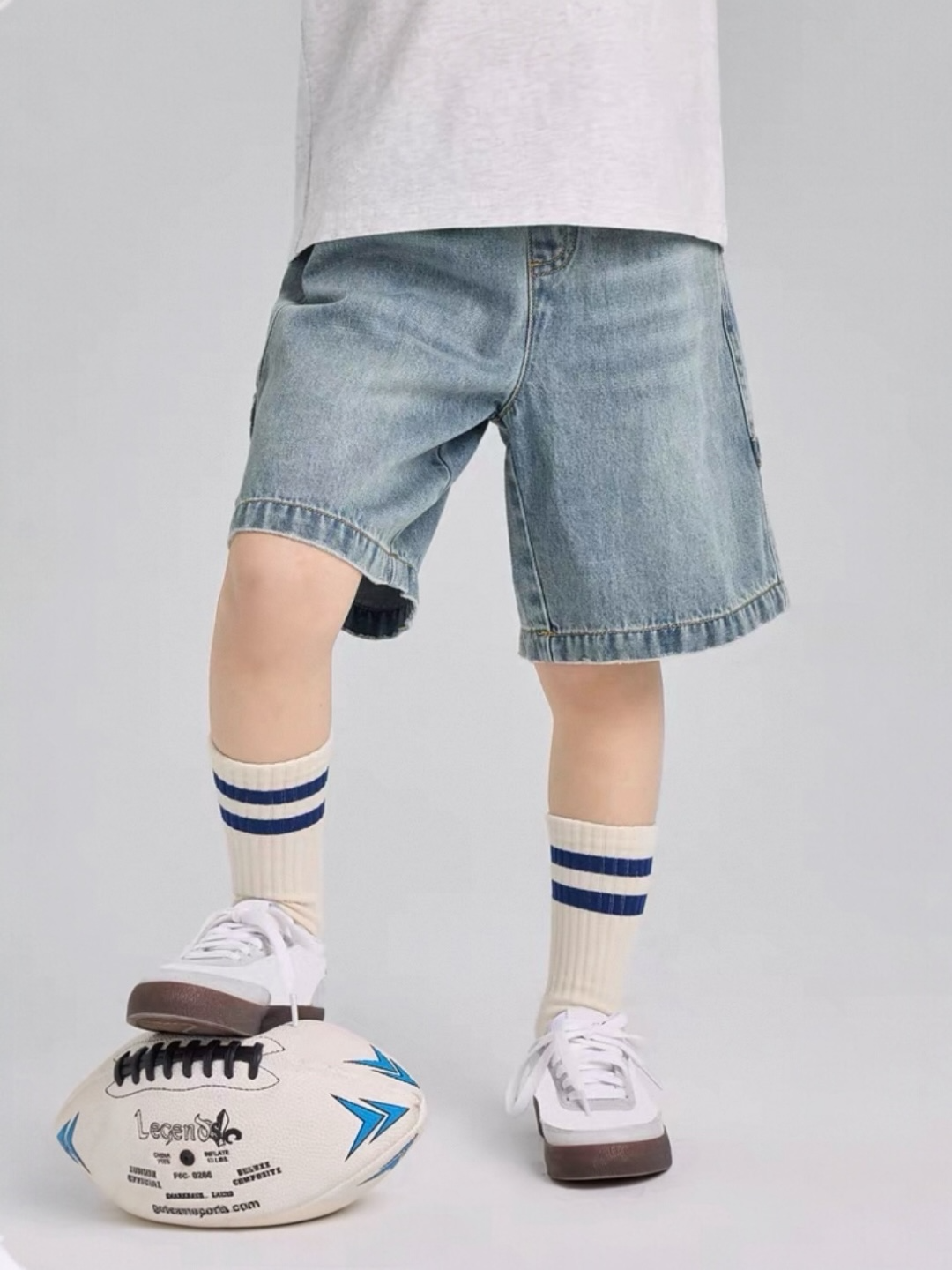SS26 - Denim Cargo Shorts
