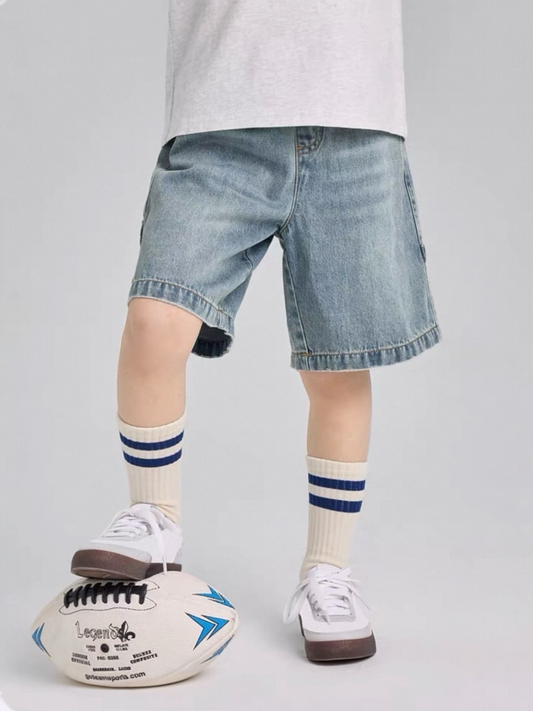 SS26 - Denim Cargo Shorts