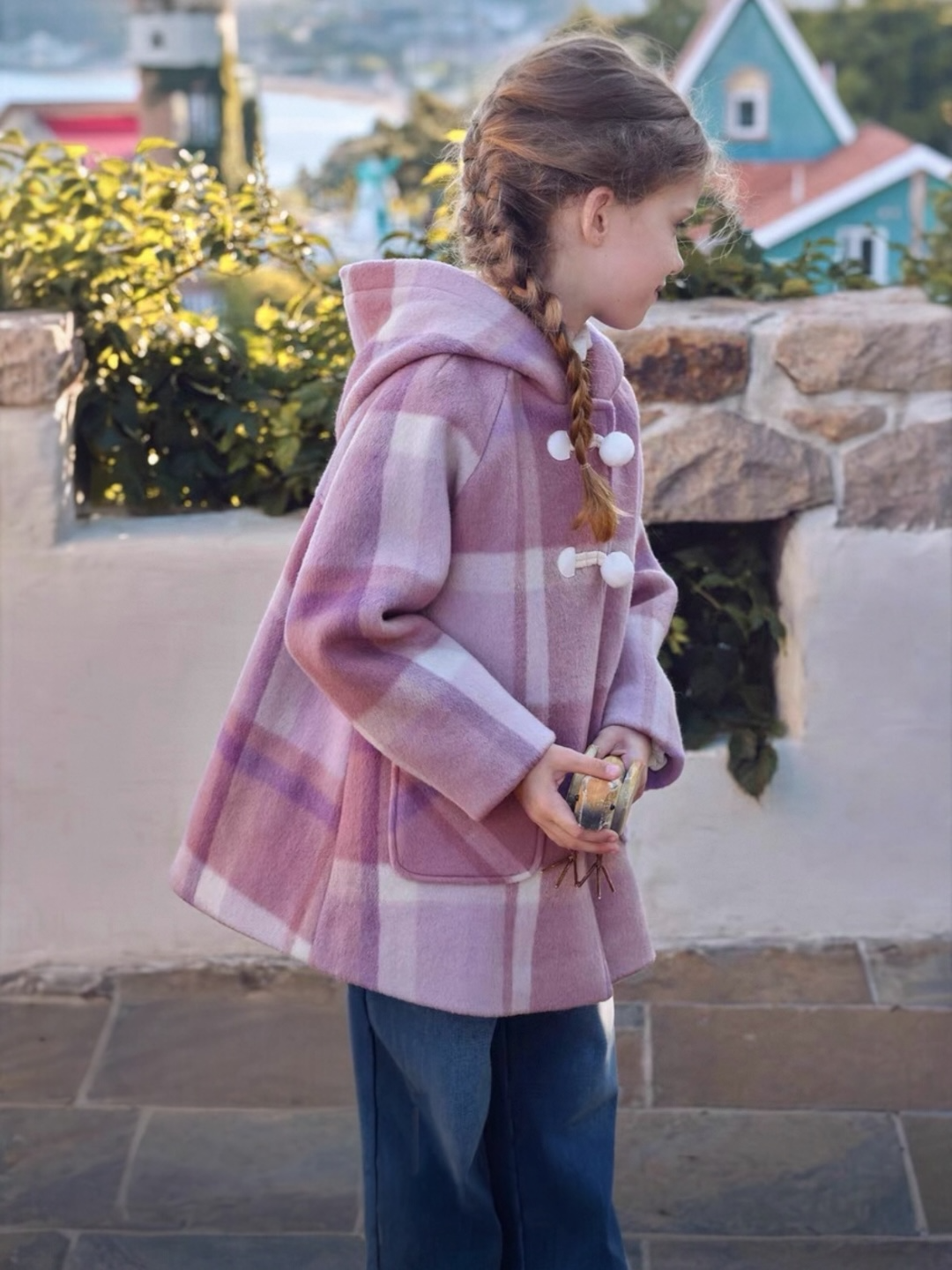 AW26 - Lilac Tweed Coat