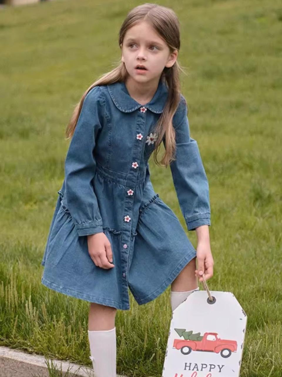 AW26 – Denim Daisy Dress
