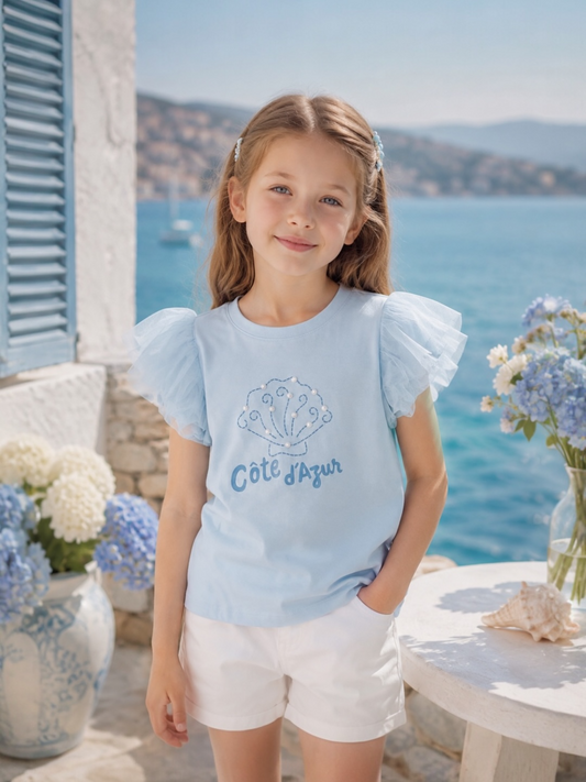 SS26 - Azure Pearl Top