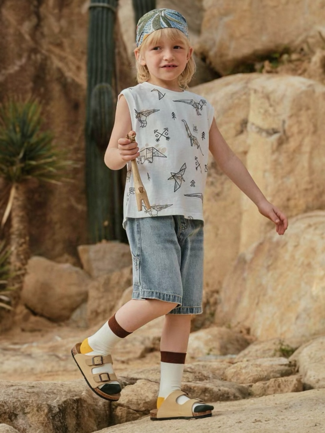 SS26 - Denim Cargo Shorts
