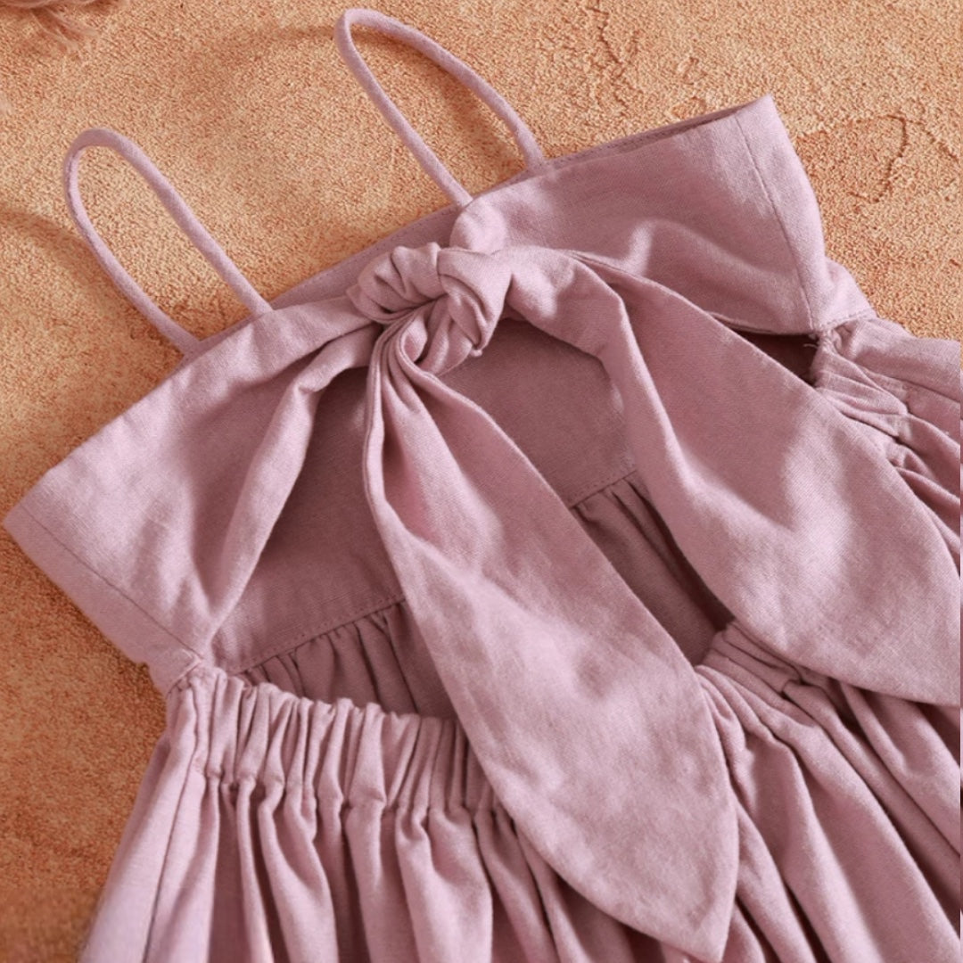 Lavender Bow-Back Dress