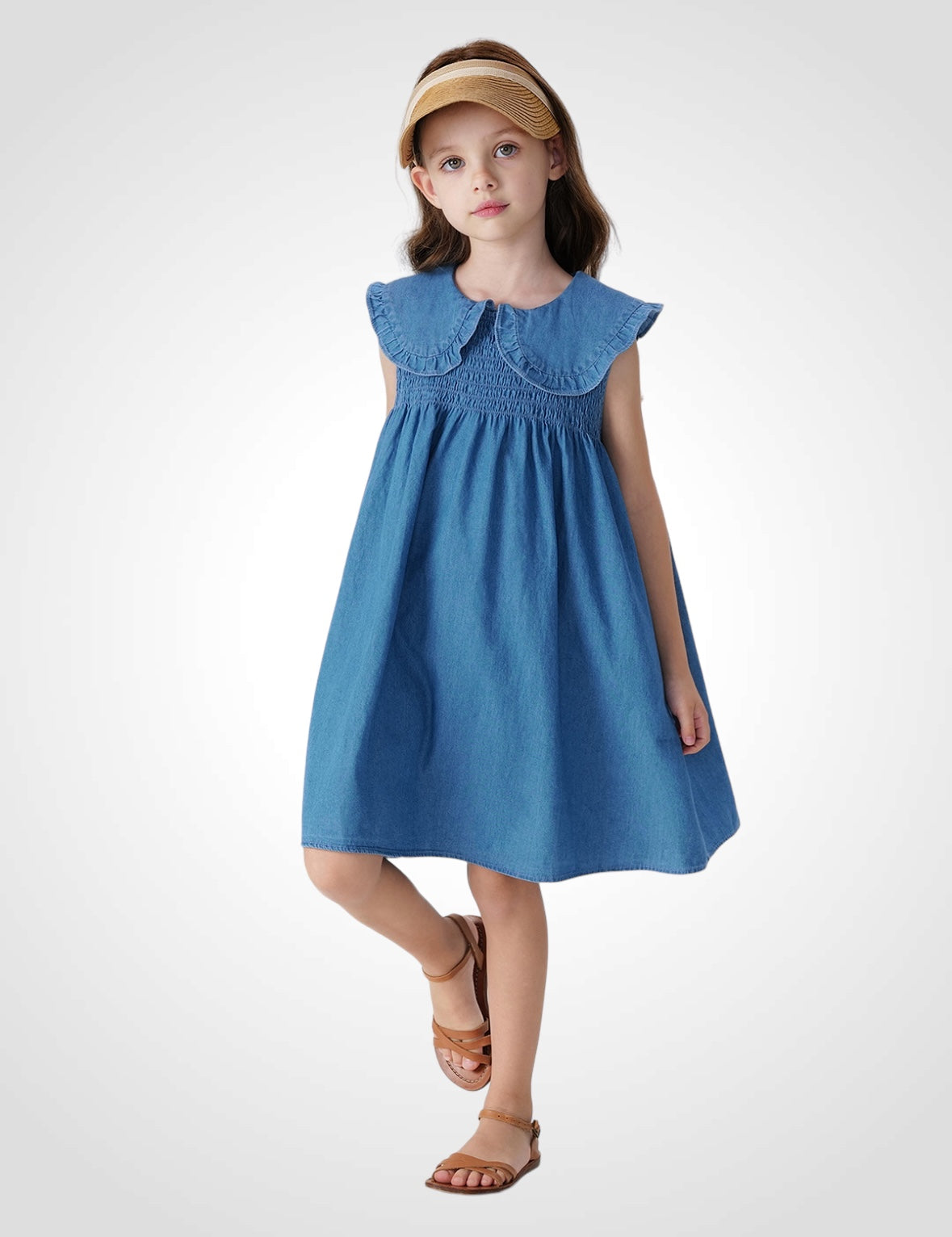 Denim Delight A-Line Dress