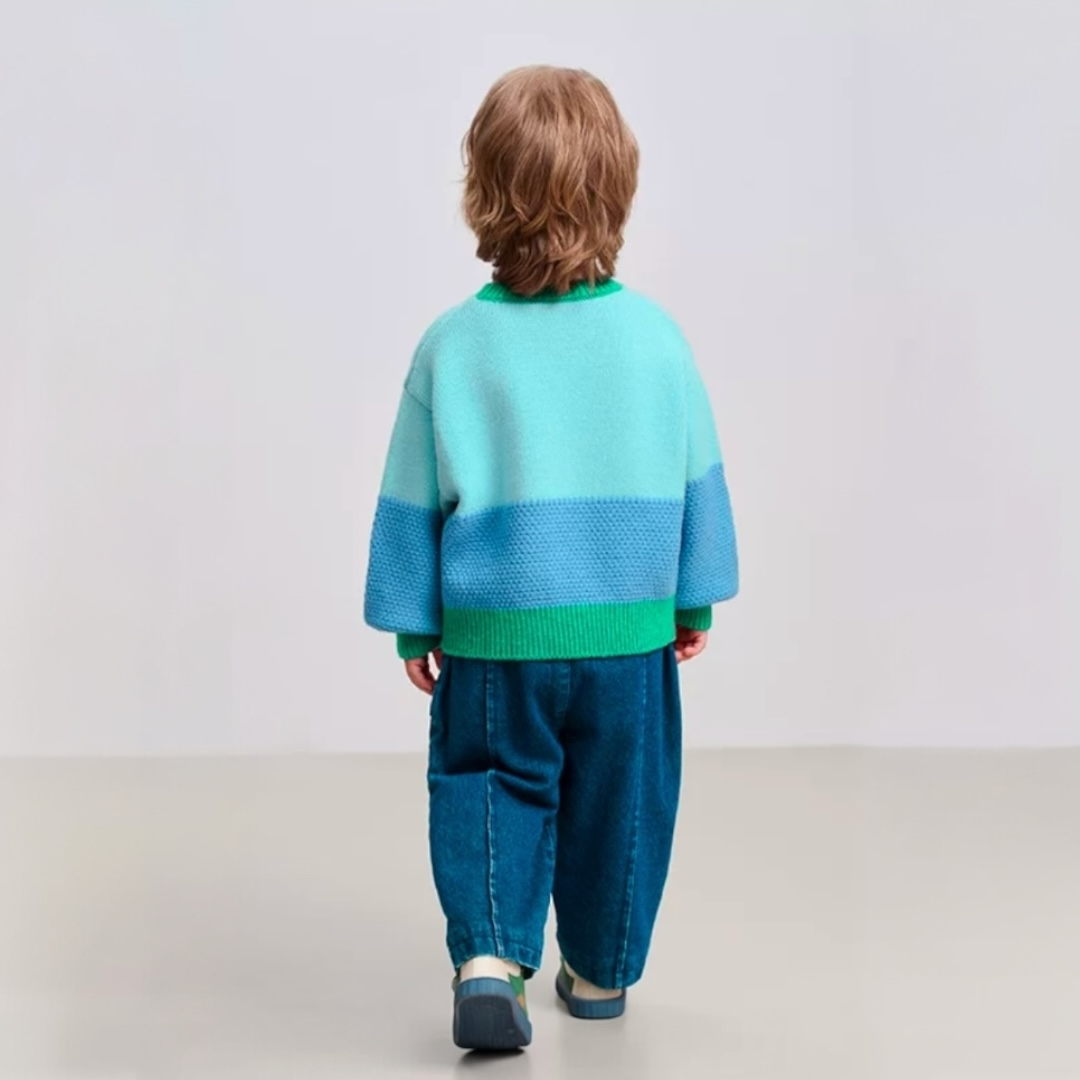 AWCBS- Colorblock Sweater