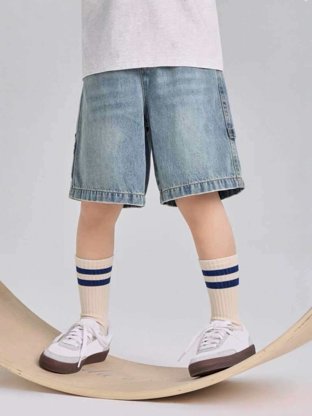 SS26 - Denim Cargo Shorts