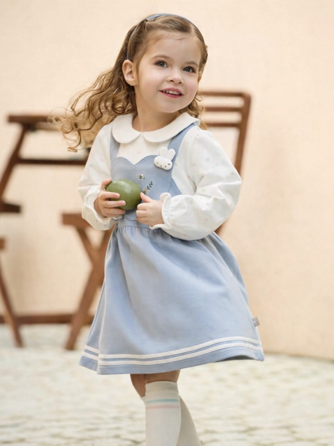 SS26 - Blue Pinafore