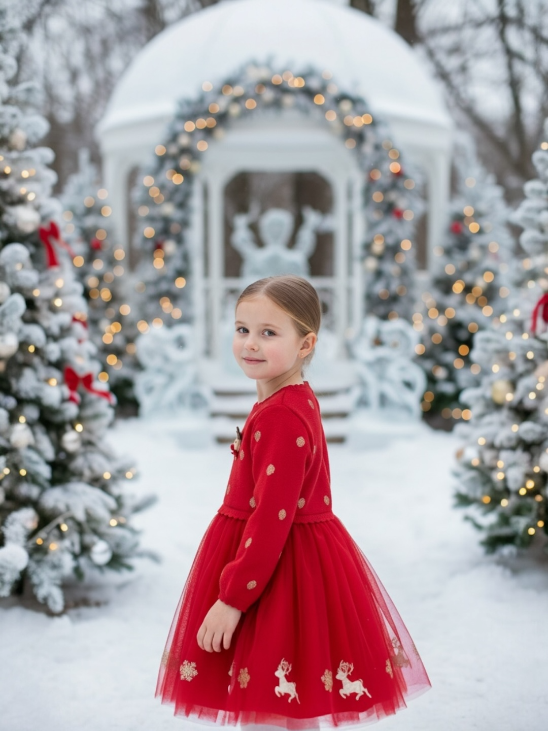 AWFECHD- Festive Charm Dress