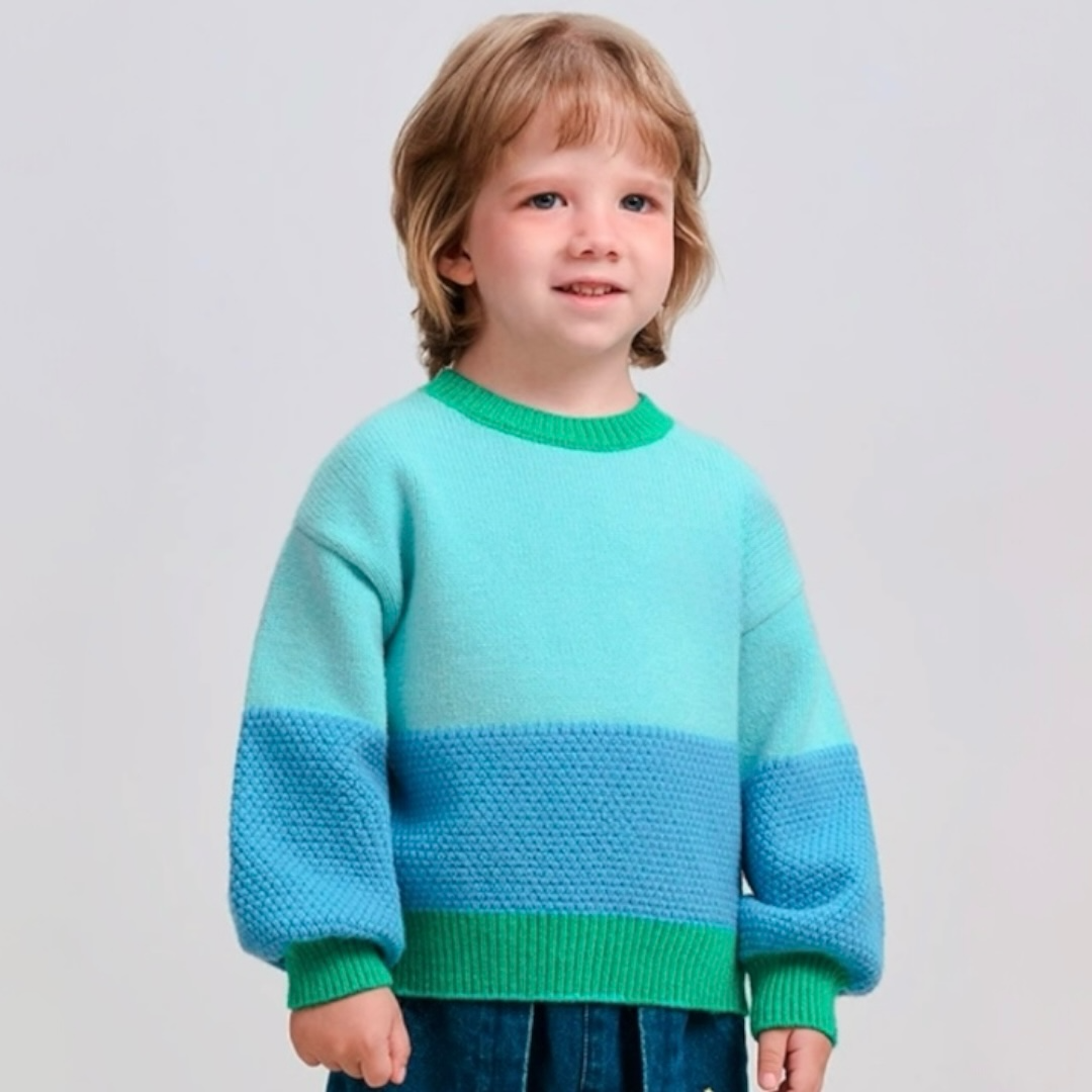 AWCBS- Colorblock Sweater