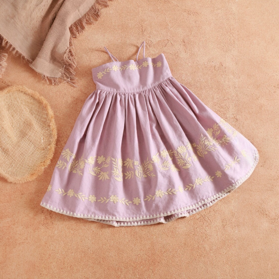 Lavender Bow-Back Dress