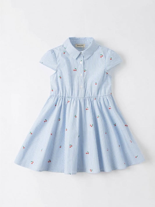 Cherry Stripe Dress