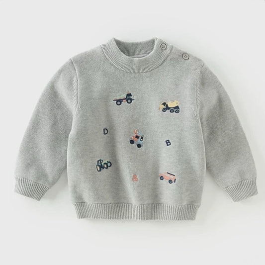 AWLEKS- Little Explorer Knit Sweater