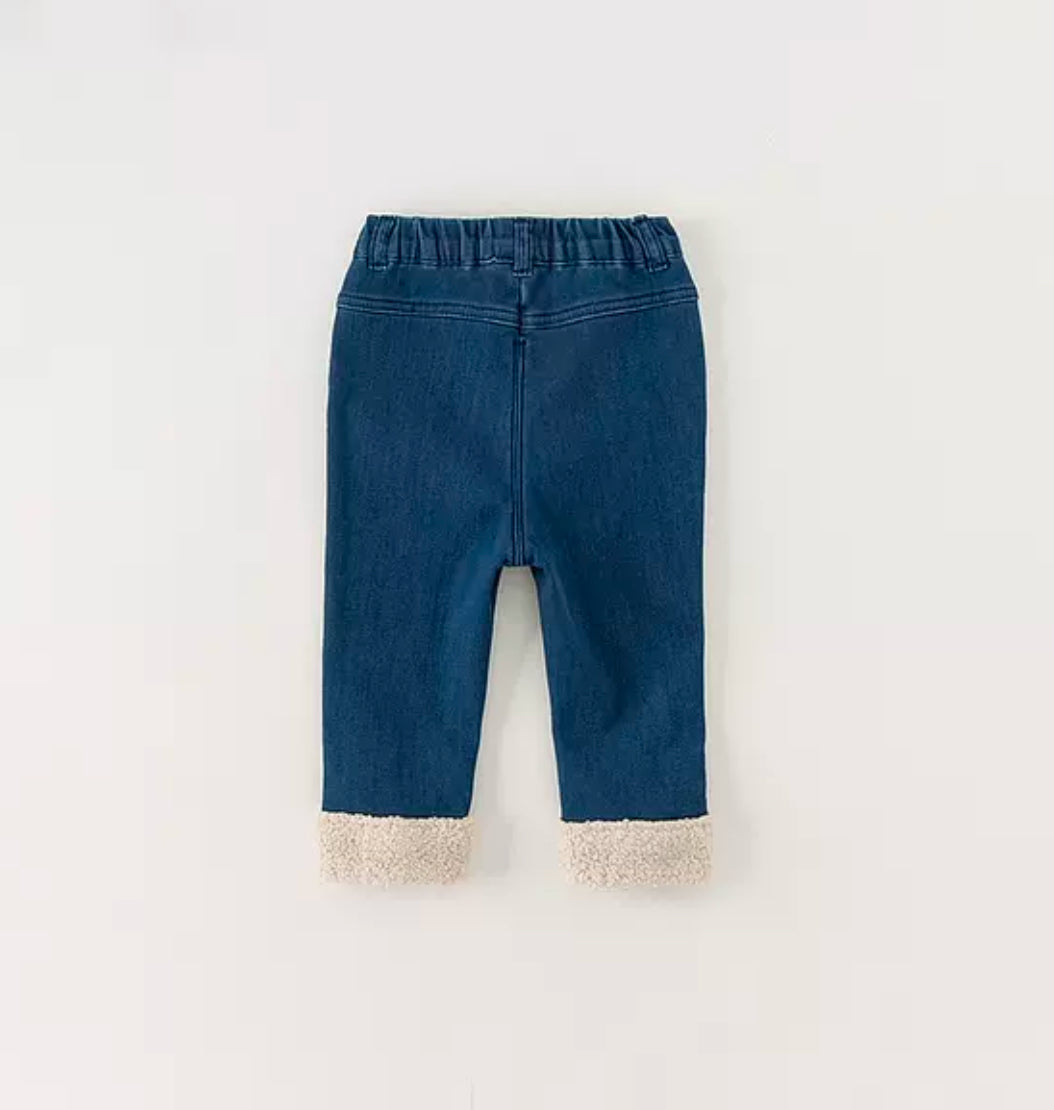 AWBUCUJ- Bunny Cuff Jeans