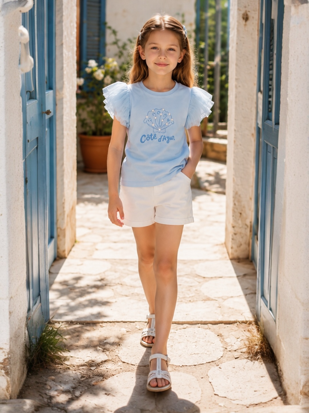 SS26 - Azure Pearl Top