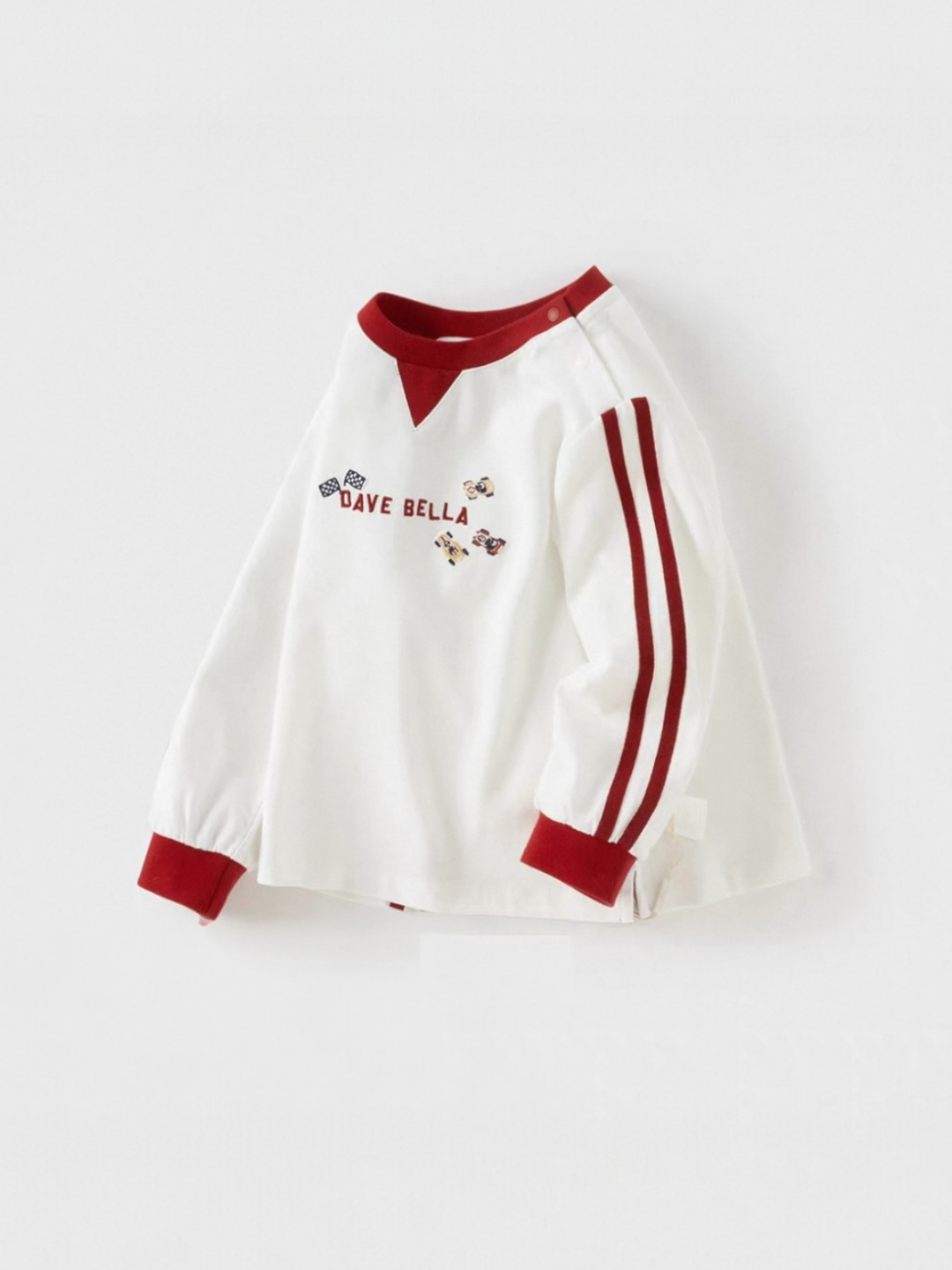 AW26 – Red Track Long Sleeve T-shirt