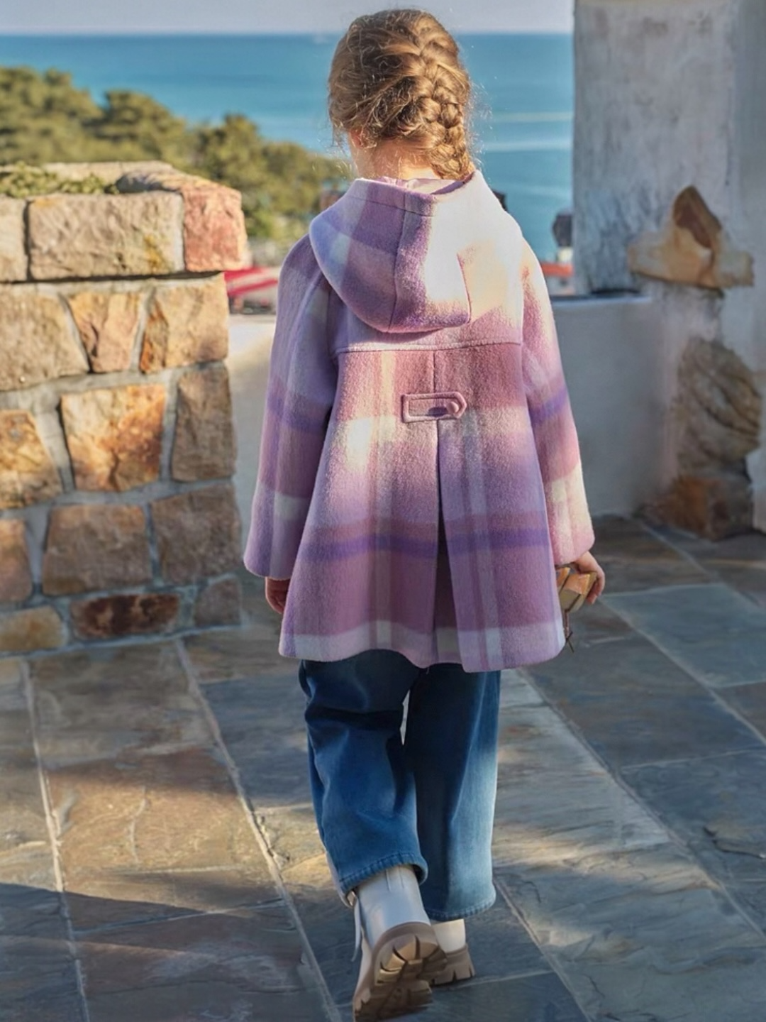 AW26 - Lilac Tweed Coat