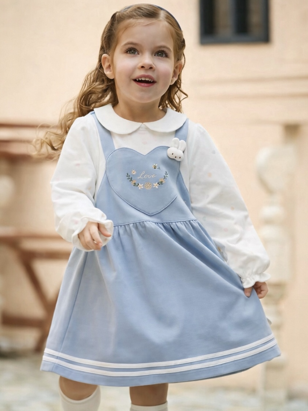 SS26 - Blue Pinafore