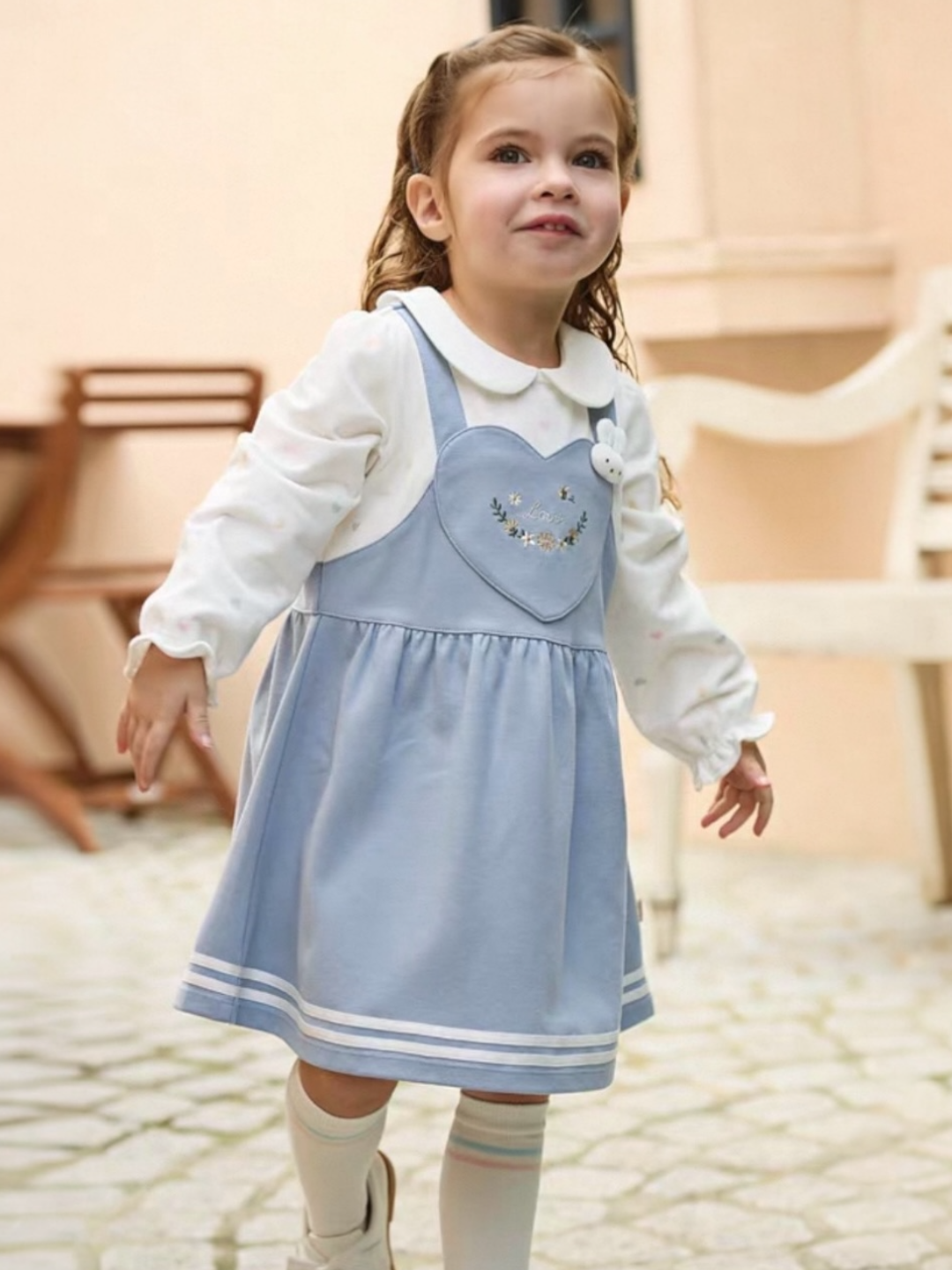 SS26 - Blue Pinafore