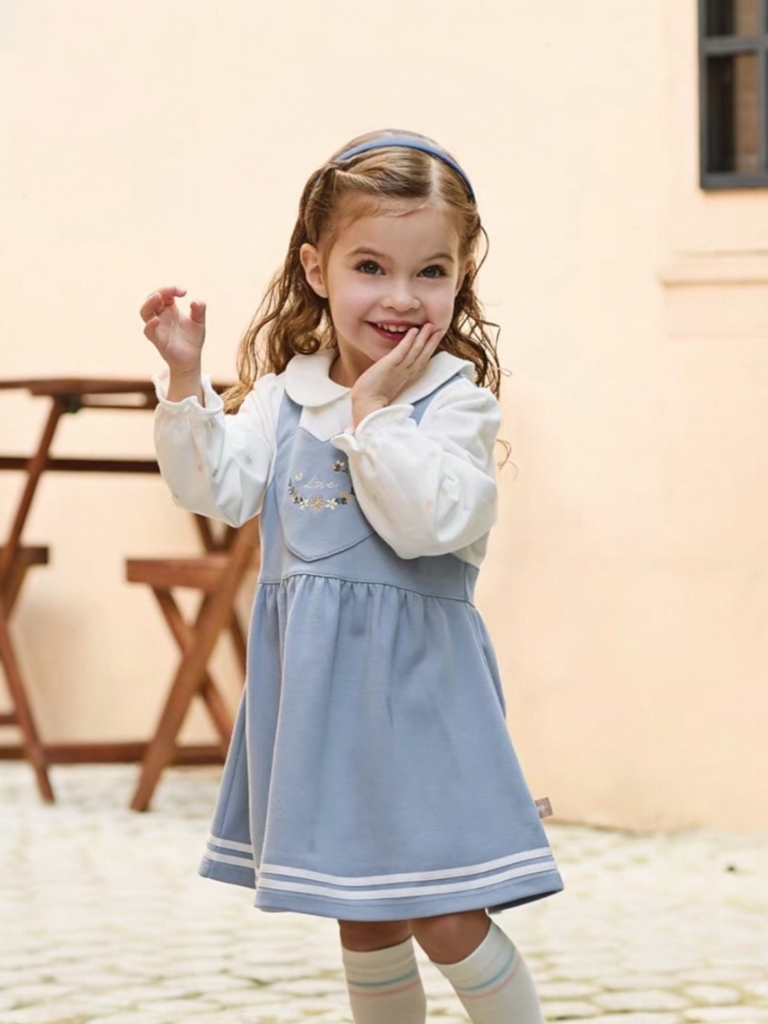 SS26 - Blue Pinafore