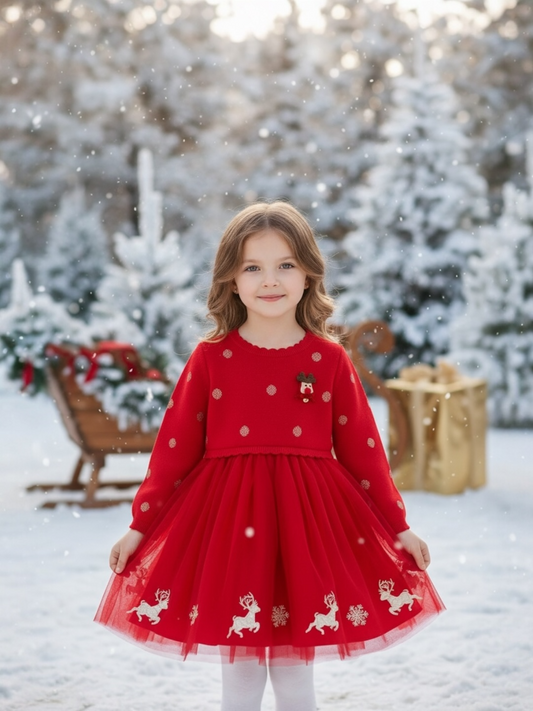 AWFECHD- Festive Charm Dress
