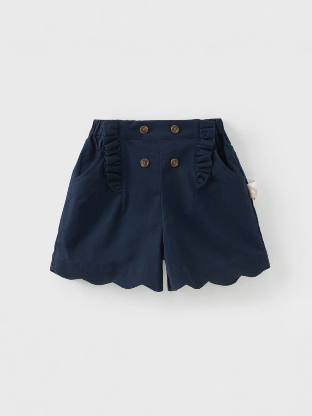 Buttoned Style Shorts