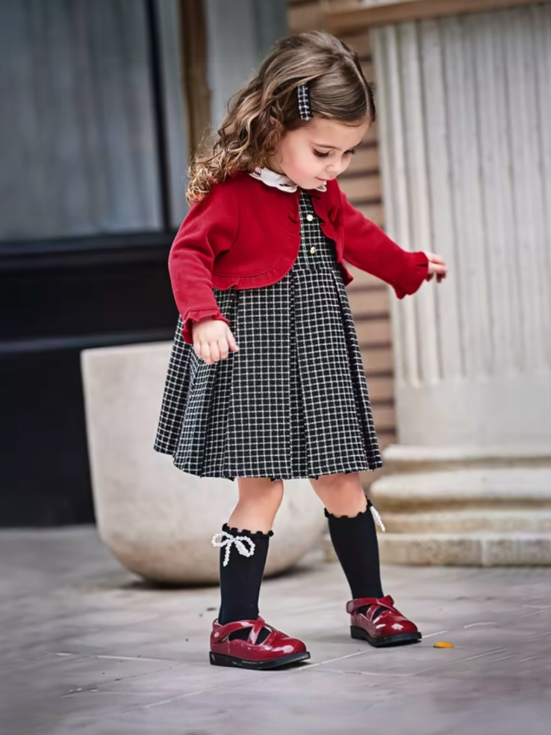 AW26 – Red Plaid Dress