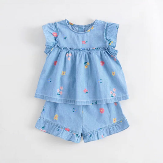 Sunny Blooms Cotton Set