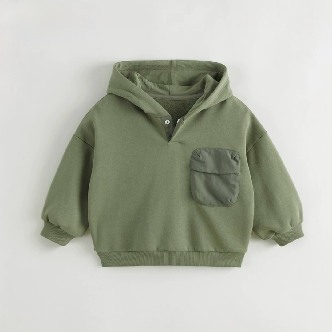 AWUTKNHO- Utility Knit Hoodie