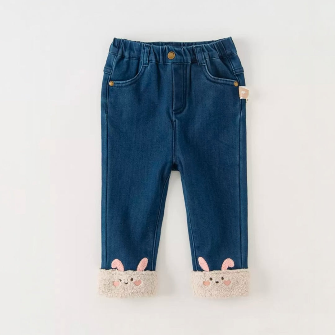 AWBUCUJ- Bunny Cuff Jeans