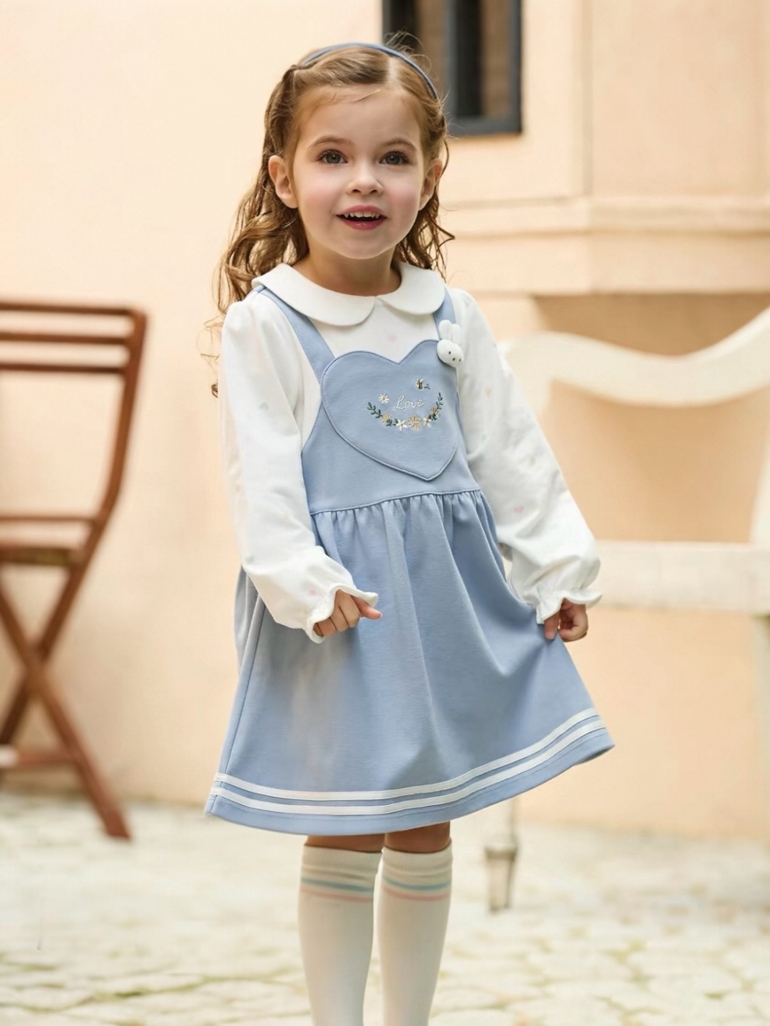 SS26 - Blue Pinafore