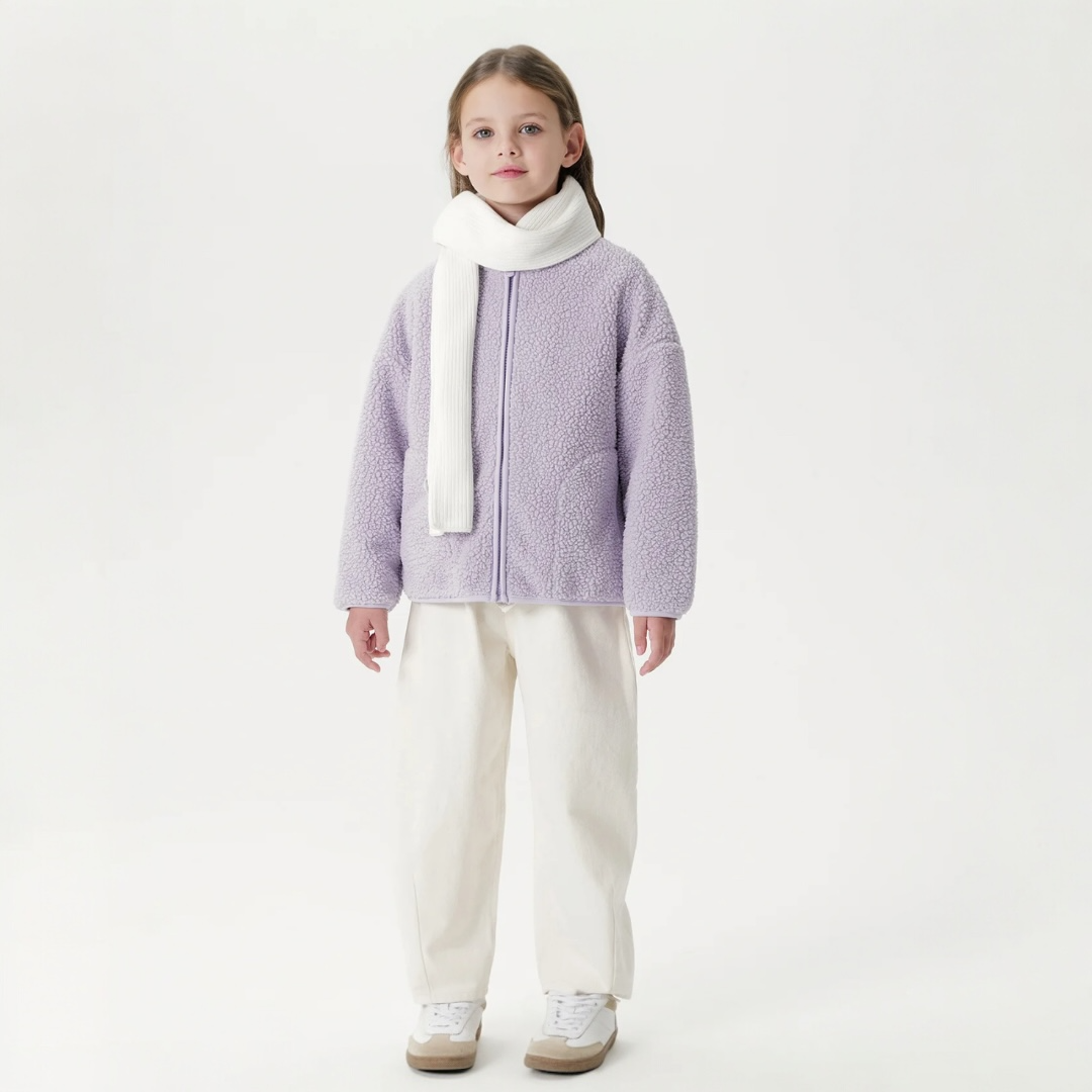 AWLAFLJA- Lavender Fleece Jacket