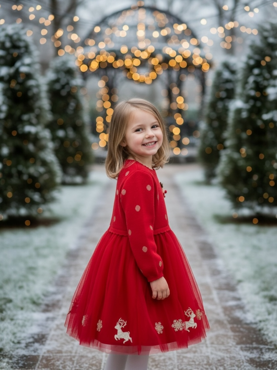 AWFECHD- Festive Charm Dress