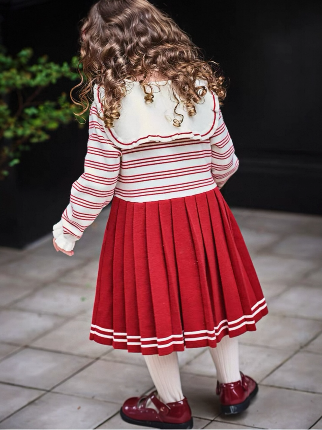 AW26 – Striped Pleated Dress
