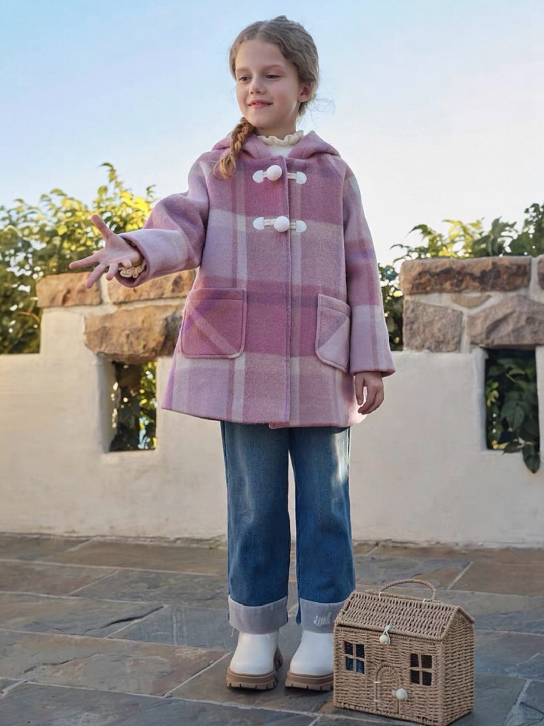 AW26 - Lilac Tweed Coat