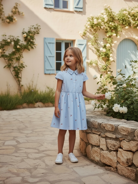 Cherry Stripe Dress
